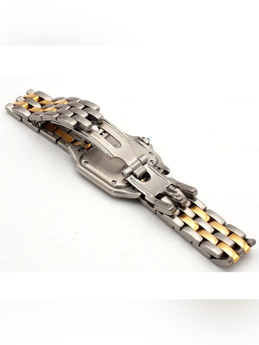 Cartier Panther 22mm Ladies Watch 18K Yellow Gold Stainless Steel Box Papers - Picture 5 of 9